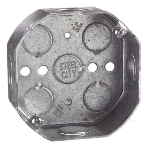 old work metal octagon box|shallow octagon electrical box.